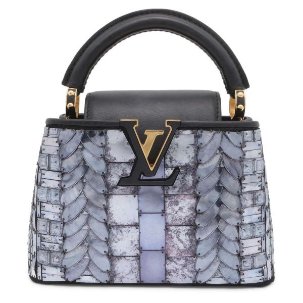 9644847 01 Louis Vuitton Capucines MINI Sequin Handbag Multi