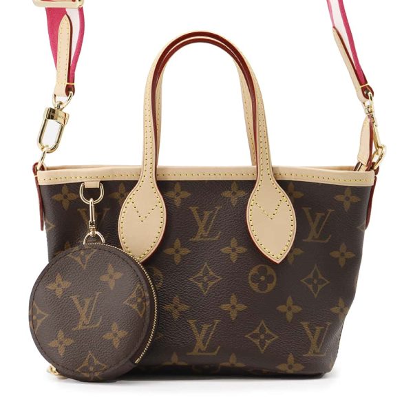 9645905 01 Louis Vuitton Neverfull BB Tote Bag Monogram Rose Peony