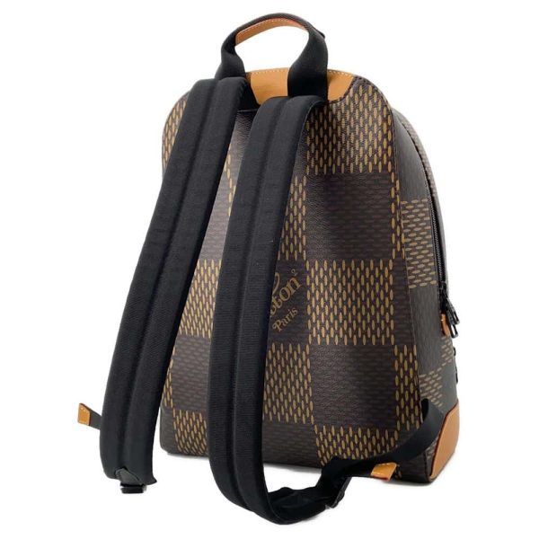 9647701 02 Louis Vuitton Damier Ebene Giant Campus Backpack Brown