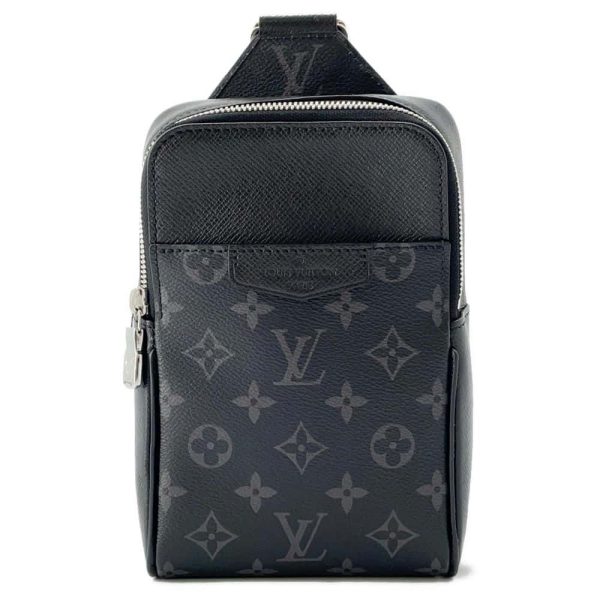 9647756 01 Louis Vuitton Monogram Eclipse Outdoor Sling Bag Black