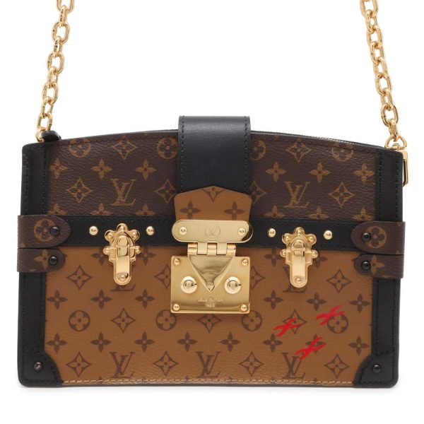 9662599 01 Louis Vuitton Trunk Clutch Shoulder Bag Monogram Reverse