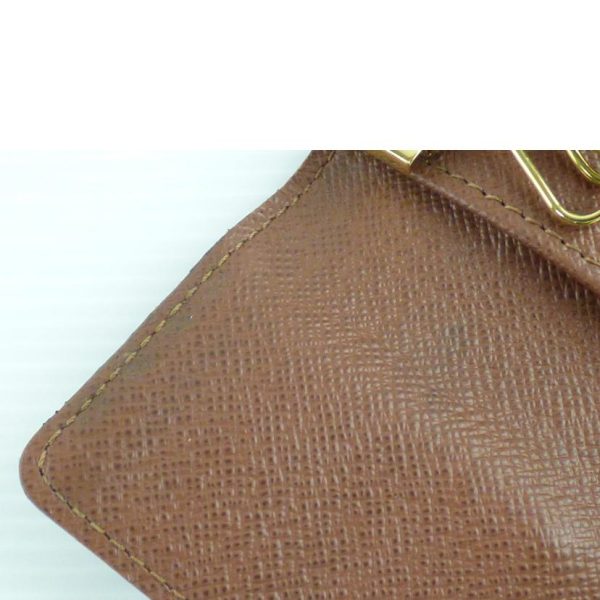 96688 6 Louis Vuitton Multicle 4 Monogram Key Holder Brown