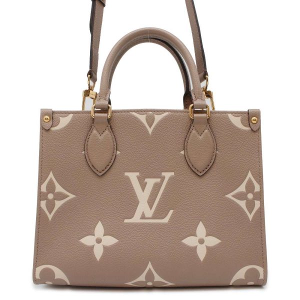 9669642 01 Louis Vuitton On the Go PM Handbag Monogram Bicolor