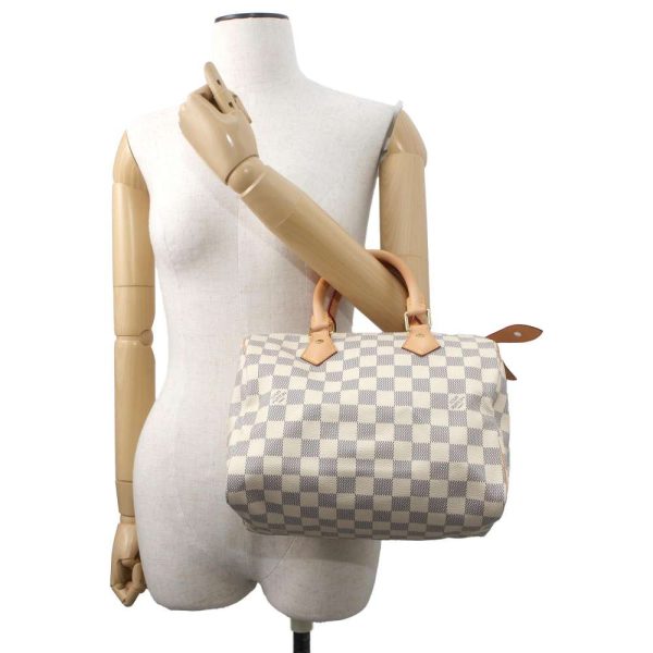 9669994 04 Louis Vuitton Speedy 25 Handbag Damier Azur