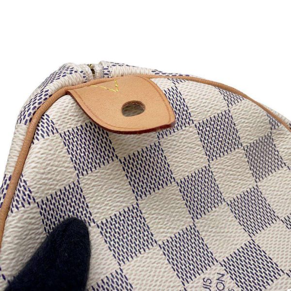 9669994 10 Louis Vuitton Speedy 25 Handbag Damier Azur