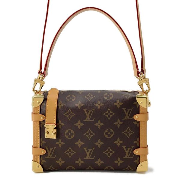 9673571 01 Louis Vuitton Side Trunk MM Shoulder Bag Monogram Brown