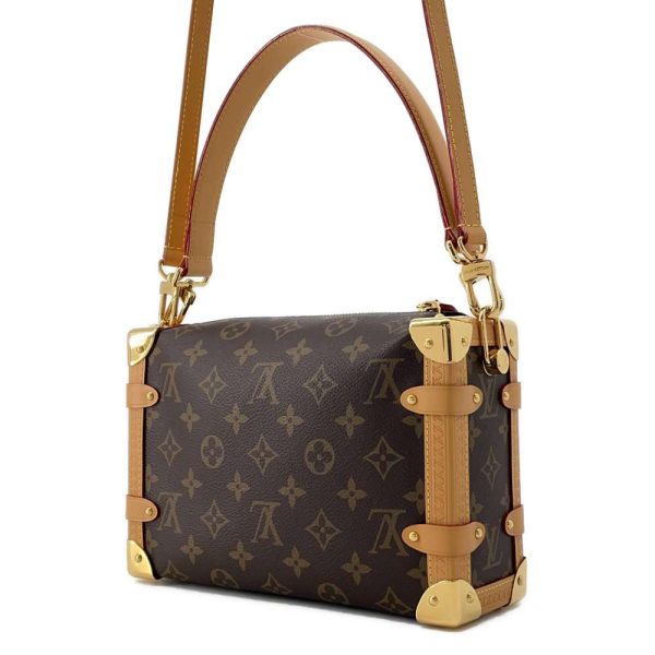 9673571 02 Louis Vuitton Side Trunk MM Shoulder Bag Monogram Brown