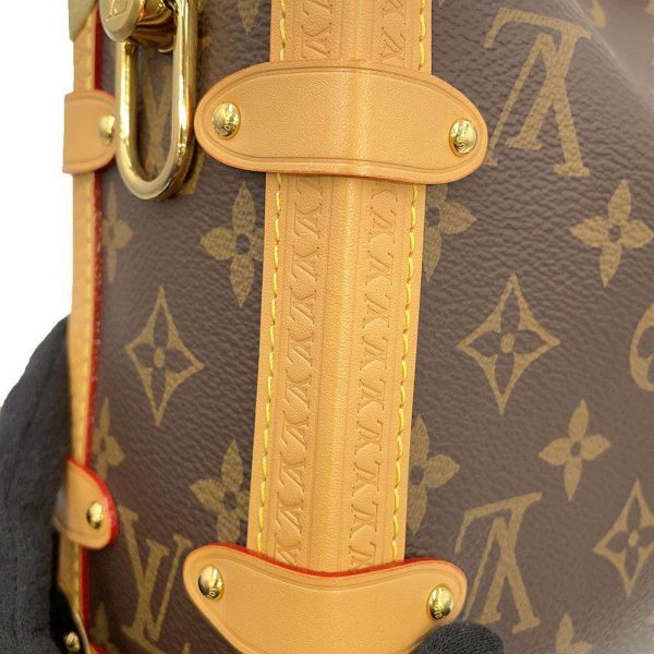 9673571 08 Louis Vuitton Side Trunk MM Shoulder Bag Monogram Brown