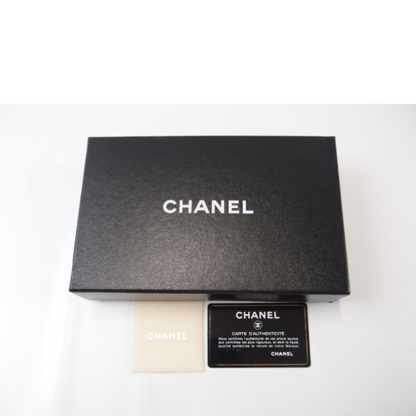 96764 6 Chanel Caviar Cocomark Fold Wallet Black