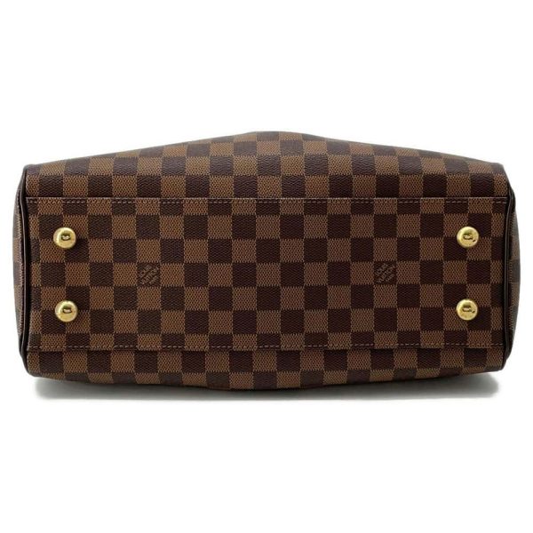 9677005 03 Louis Vuitton Damier Ebene Trevi PM 2WAY Shoulder Bag Brown