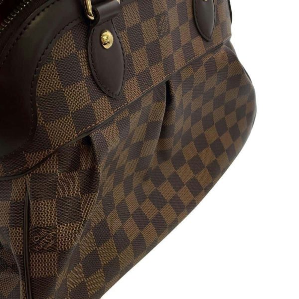 9677005 08 Louis Vuitton Damier Ebene Trevi PM 2WAY Shoulder Bag Brown