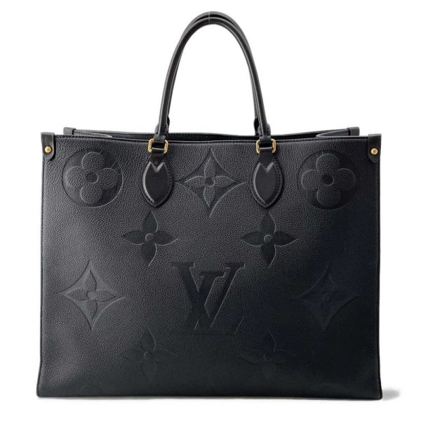 9678095 01 Louis Vuitton On The Go GM Tote Bag Monogram Empreinte Black