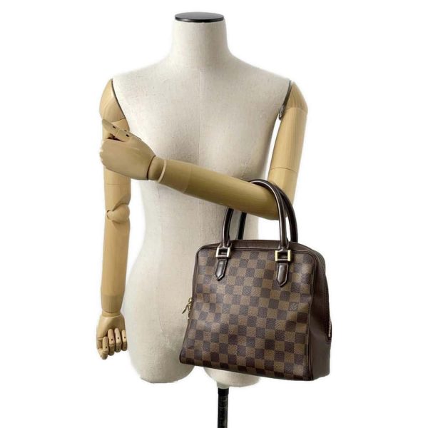 9684201 04 Louis Vuitton Sistine PM Handbag Damier Ebene Brown