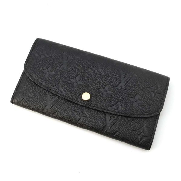 9685116 01 Louis Vuitton Emily Wallet Monogram Black