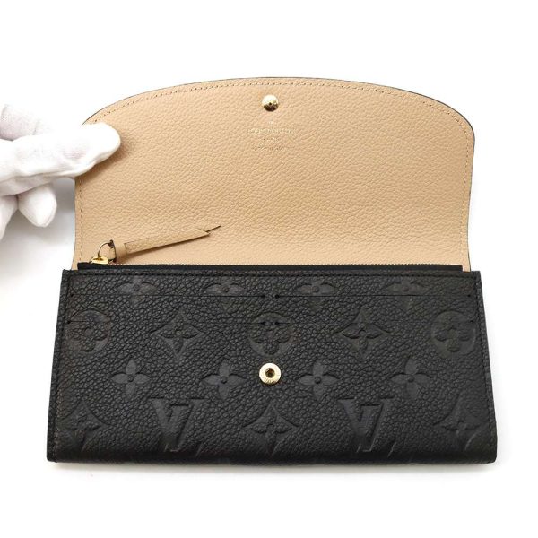 9685116 04 Louis Vuitton Emily Wallet Monogram Black