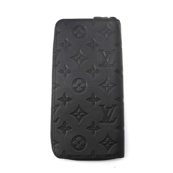 9685291 03 Louis Vuitton Zippy Wallet Monogram Shadow Black