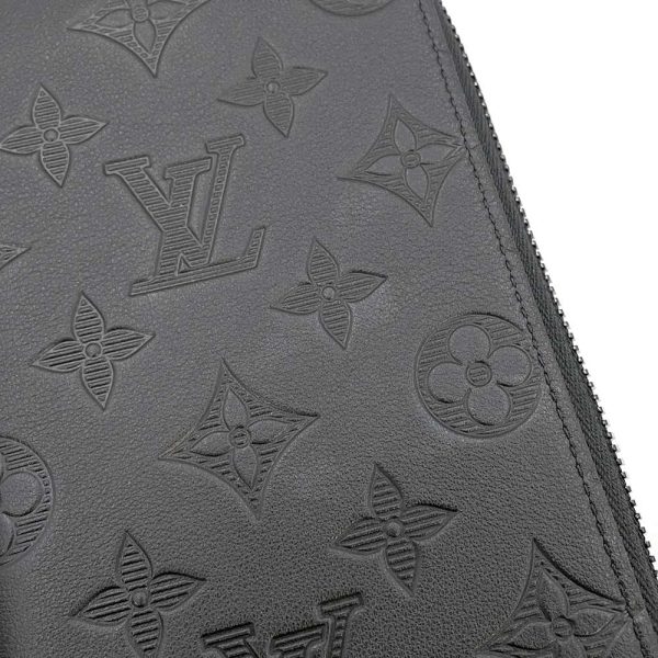 9685291 09 Louis Vuitton Zippy Wallet Monogram Shadow Black