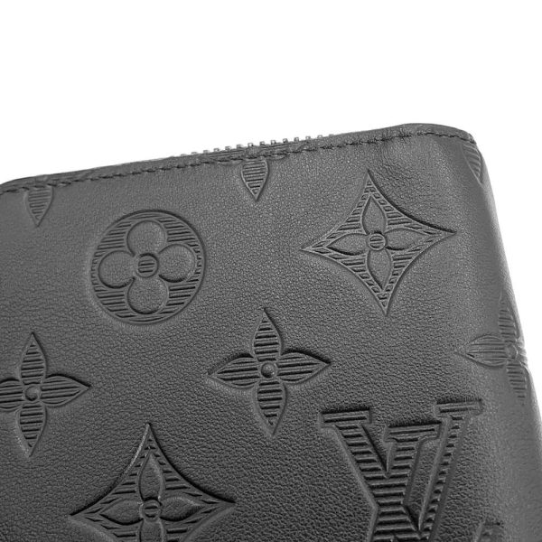 9685291 10 Louis Vuitton Zippy Wallet Monogram Shadow Black