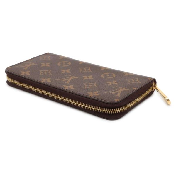 9685307 02 Louis Vuitton Monogram Zippy Wallet Brown