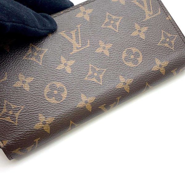 9685307 05 Louis Vuitton Monogram Zippy Wallet Brown