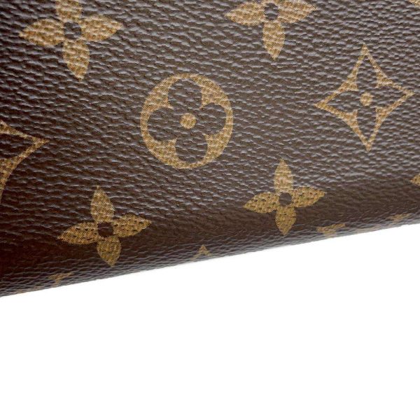 9685307 11 Louis Vuitton Monogram Zippy Wallet Brown