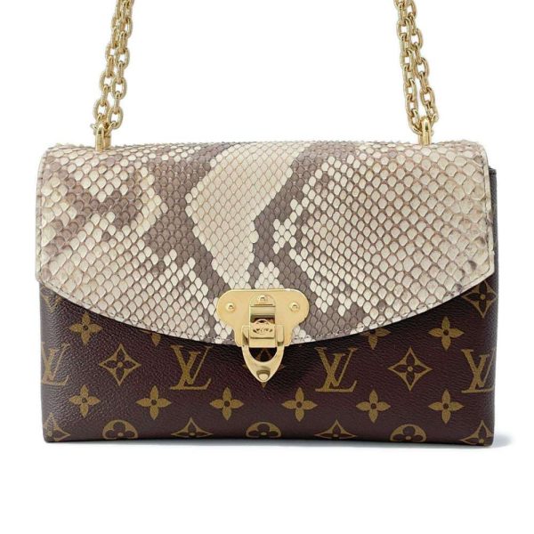 9686120 01 Louis Vuitton Saint Placido Bag Monogram Python Black