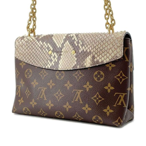 9686120 02 Louis Vuitton Saint Placido Bag Monogram Python Black