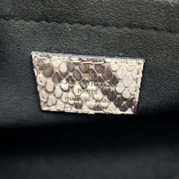 9686120 11 Louis Vuitton Saint Placido Bag Monogram Python Black