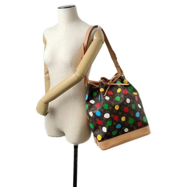 9686267 04 Louis Vuitton Painted Dots Noe Shoulder Bag Monogram LV × YK