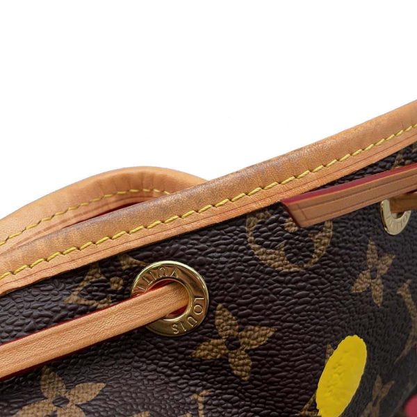 9686267 11 Louis Vuitton Painted Dots Noe Shoulder Bag Monogram LV × YK