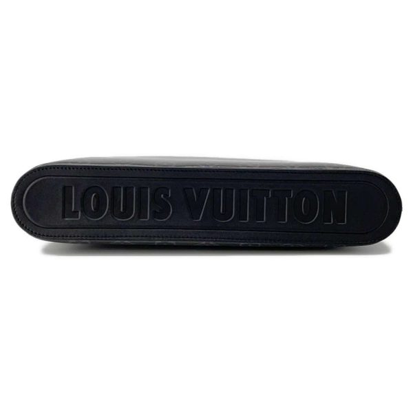 9686410 03 Louis Vuitton Eclipse Glaze Clutch Bag Monogram Black