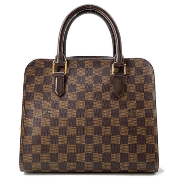 9686441 01 Louis Vuitton Triana Bag Damier Ebene Brown