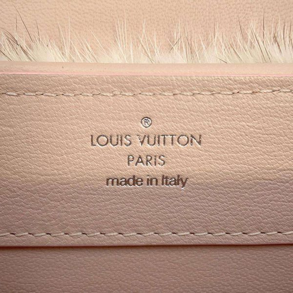 9686526 16 Louis Vuitton Calf Leather Mink Fur Capucines MINI Bag Pink