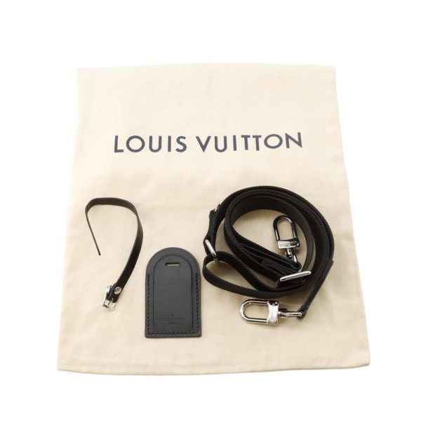 9686533 17 Louis Vuitton Keepall Bandouliere Bag Monogram Black