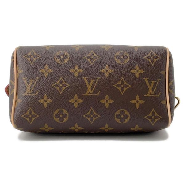 9686564 03 Louis Vuitton Monogram Speedy Bandouliere 20 Bag Brown