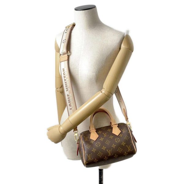 9686564 05 Louis Vuitton Monogram Speedy Bandouliere 20 Bag Brown