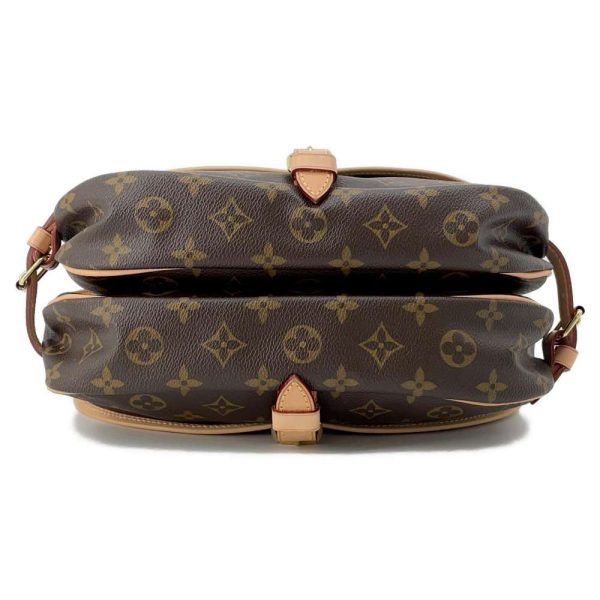 9686588 03 Louis Vuitton Monogram Saumur 30 Messenger Bag Brown