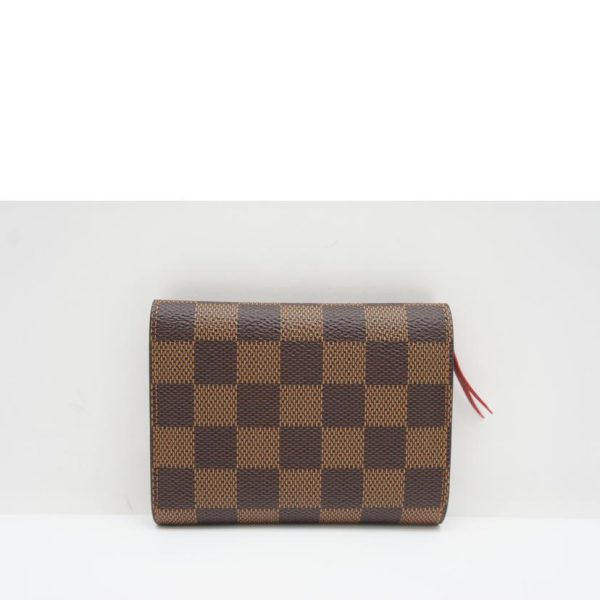 96866 2 Louis Vuitton Portefeuil Victorine Bag Damier Ebene