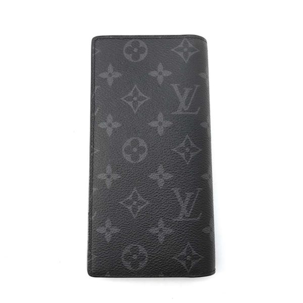 9686700 03 Louis Vuitton Eclipse Brazza Wallet Monogram Black