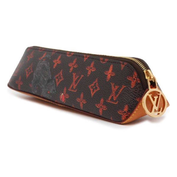 9688780 02 Louis Vuitton Monogram Catgram Pencil Case Brown