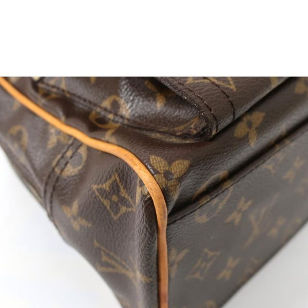 96957 4 Louis Vuitton Manhattan PM Leather Handbag Brown