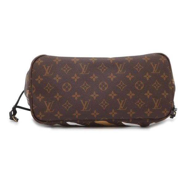 9698123 03 Louis Vuitton Neverfull MM Tote Bag Monogram Brown