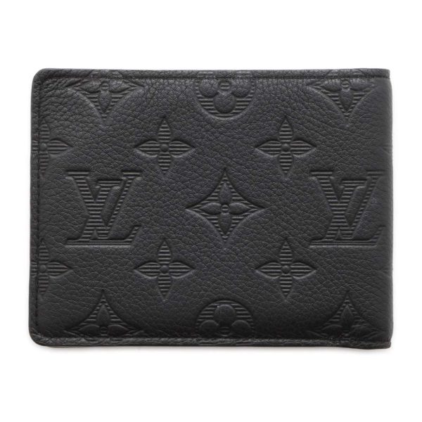 9699830 03 Louis Vuitton Portefeuille Multiple Monogram Shadow Black