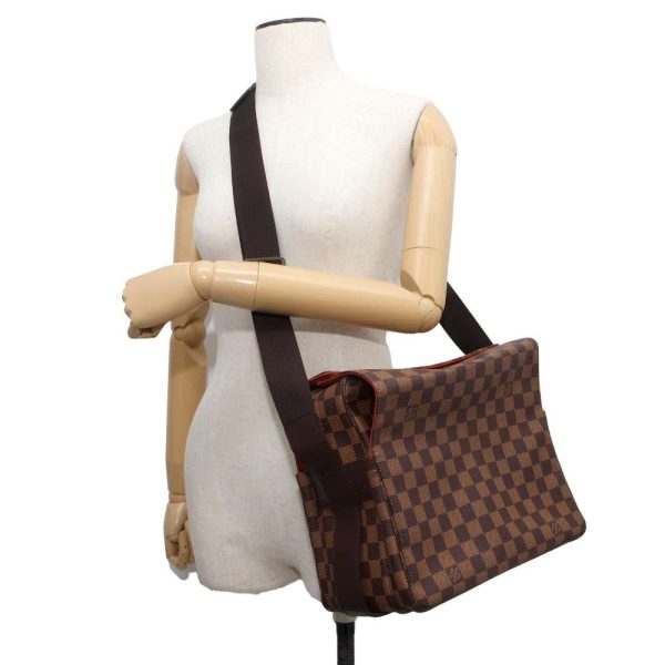 9702219 03 Louis Vuitton Naviglio Bag Damier Ebene Brown