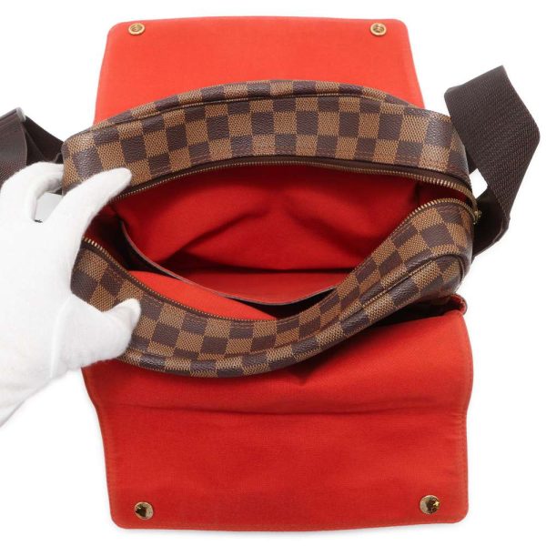 9702219 04 Louis Vuitton Naviglio Bag Damier Ebene Brown