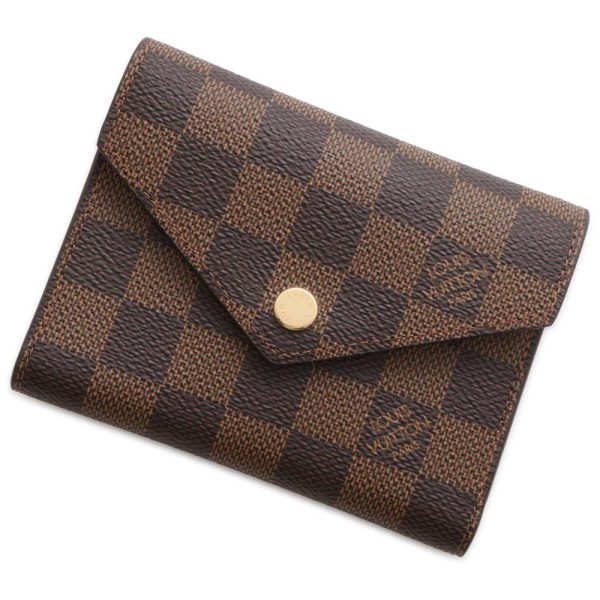 9705500 01 Louis Vuitton Trifold Wallet Damier Red