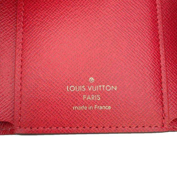 9705500 12 Louis Vuitton Trifold Wallet Damier Red