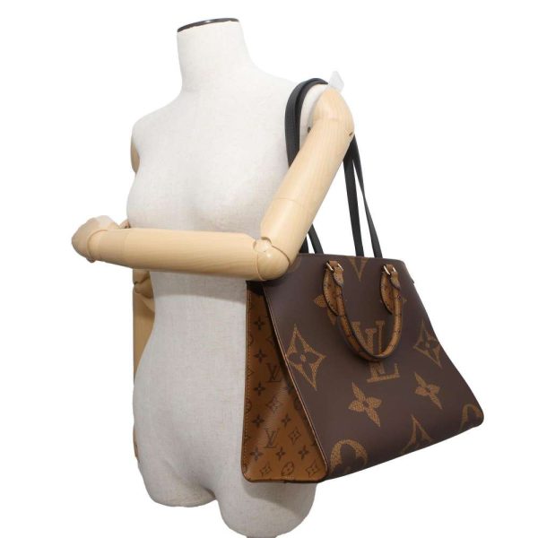 9707580 05 Louis Vuitton On The Go MM Shoulder Bag Monogram Reverse Giant