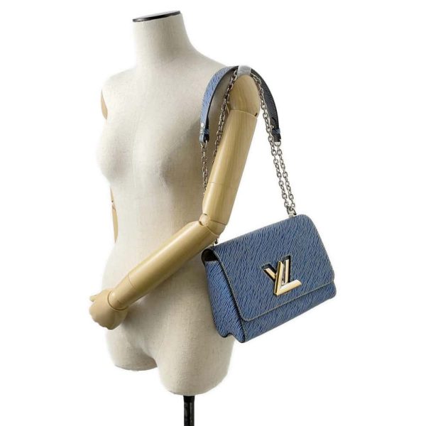 9710290 04 Louis Vuitton Twist MM Bag Epi Blue