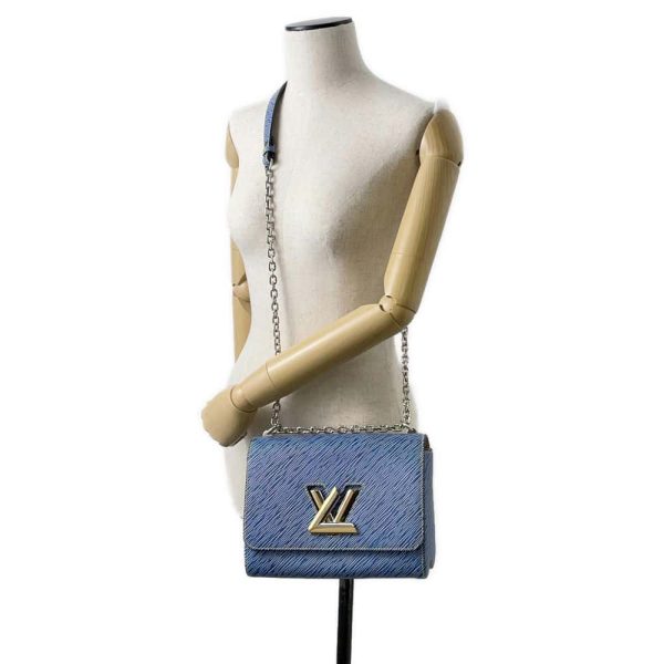 9710290 05 Louis Vuitton Twist MM Bag Epi Blue